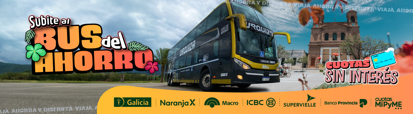 Estas vacaciones de invierno viaja con Urquiza